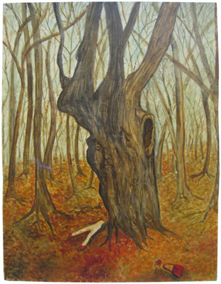 David Harrison, Autumn Leaves, oil on canvas, 34x46cm (13x18in), 2006