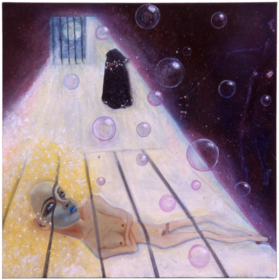 David Harrison, Roxy Needles, oil on canvas, 76x76cm (30x30in), 2006